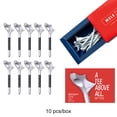 thumbnail image 2 of 10 Uds soporte para pelotas de Golf plástico 10 accesorios deportivos duraderos portátiles en diagonal, 2 of 4