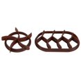 thumbnail image 3 of Bread Dough Press Mold Set Bread Cutters Baking Bread Rolls Mold Plastic Pastry Cutters Kaiser Stamp, 3 of 4
