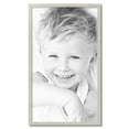 thumbnail image 2 of ArtToFrames 22" x 38" Slanted Lip White Picture Frame, 22x38 inch White Wood Poster Frame (WOM-4825),  Pack, 2 of 7
