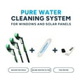 thumbnail image 2 of EQUIPMAXX 20 Feet Water Fed Pole Kit with Inline Water Filter System and TDS Meter for Solar Panel and Window Cleaning Extendable Brush & Pole, 2 of 15