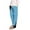 Blue, variant on ohmzyzo Men's Casual Pants Drawstring Gradient Color Print Trousers Loose Fit Straight Leg Pants Lounge Beach Trousers with Pockets Yellow XXL