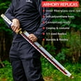 thumbnail image 2 of Armory Replicas LARP Zoro Pirate Anime Wado Ichimonji Replica Katana Prop Foam Sword, 2 of 6