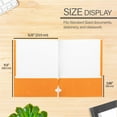 thumbnail image 3 of BAZIC 2 Pockets Paper Folder Portfolio, Letter Size Folders Holder, Asoorted color 10-Pack, 3 of 8