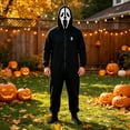 thumbnail image 2 of 2026 Halloween Costu-me Unisex Adult Hooded Onesie Oversized Zipper Loungewear Jumpsuit, 2 of 6