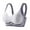 Blue, variant on Womens Plus Size Seamless Bras Rhinestone Full Coverage Wireless Bralette Color Block Everyday T-Shirt Bras, 46/105B Blue