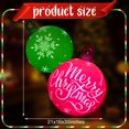 thumbnail image 2 of Bola gigante navideña inflable de PVC decorada de 76 cm con LED, 2 of 6