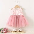 thumbnail image 2 of Toddler Kids Tutus Dress, Girls Bowknot Flower Tulles Princess Birthday Party Pageant Dresses Kids Boho Maxi Dress 18M, 2 of 9