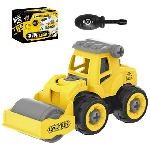 Engineering Vehicle Toy DIY Construction Excavator Tractor for Kids Boy (24pcs)