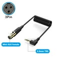 Upgrades 3.5mm to Male Microphones Cable Unbalanced Mini Jacks Stereo