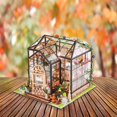 thumbnail image 3 of mini Sunroom Lights Craft Juguetes unisex con muebles Accesorios Modelo para Navidad Adultos Regalos Gloria Casa de muñecas en miniatura, 3 of 9