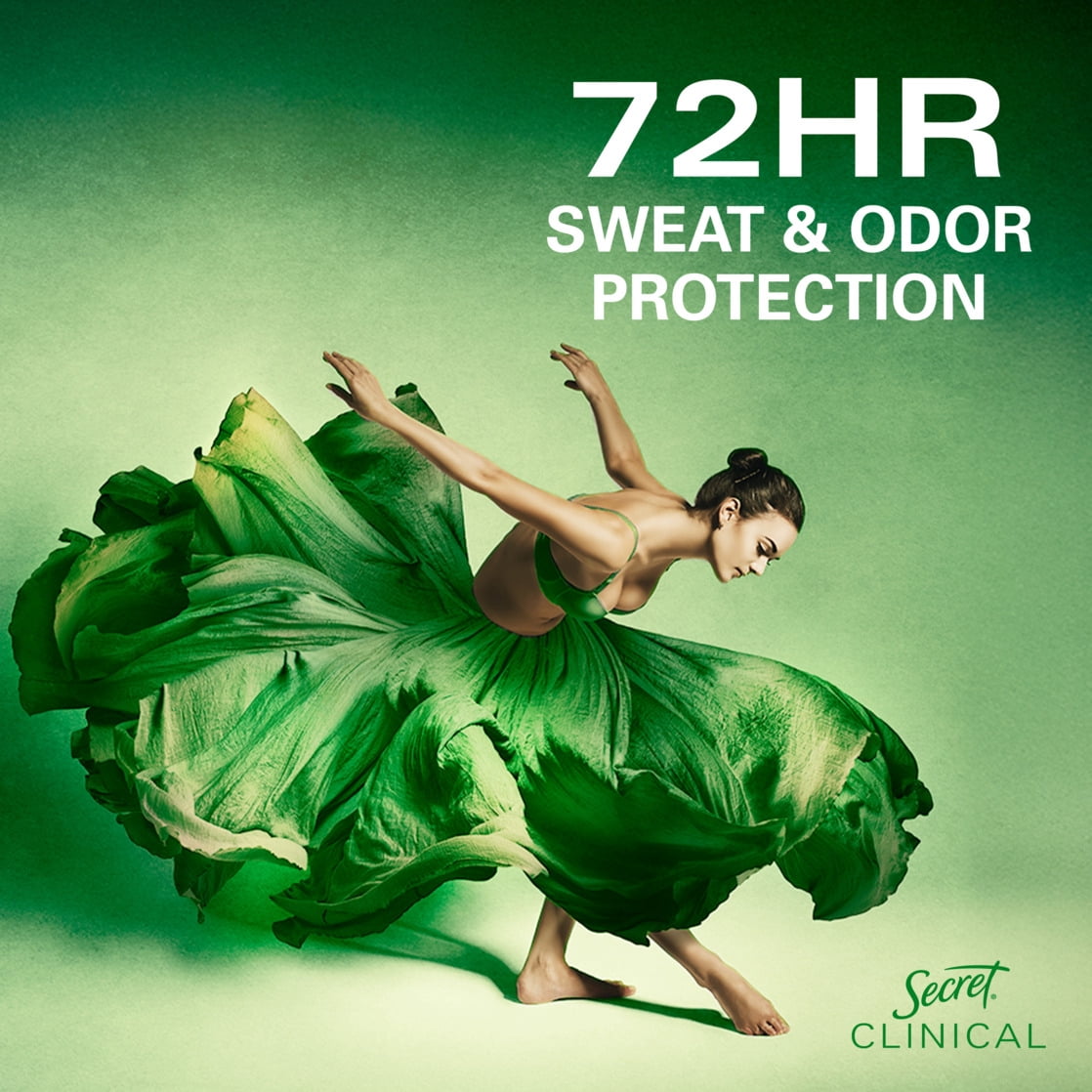 Wicked Enchanting Body Care Duo: Olay Limited Edition Serum Body Wash Glinda's Edition & Secret Clinical Antiperspirant 2.6 oz
