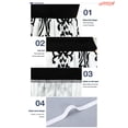 thumbnail image 2 of Vestido largo AUSELILY para mujer, manga corta, holgado, liso, negro, 2XL, 2 of 4