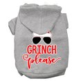 thumbnail image 5 of Christmas Pet Dog  Cat Hoodie Screen Printed, "Grinch Please", 5 of 10