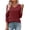Wine Red, variant on Zeagoo Women' Fall V Neck Sweaters Long Sleeve Tops Fashion Clothing