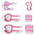 thumbnail image 6 of Kids Bike Helmet Set Skateboard Knee Pads, Helmet Pad Set Protective Gear Set Adjustable for Girls Kids 3-10yrs Helmet Elbow Pads Wrist Guards for Sport Cycling Bike Roller Skating Scooter, 6 of 8