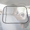 thumbnail image 1 of Anti-kick Mat PE Funda de asiento trasero transparente fácil de limpiar para automóvil (borde negro) Sywqhk Accesorios para autos y motos, 1 of 8