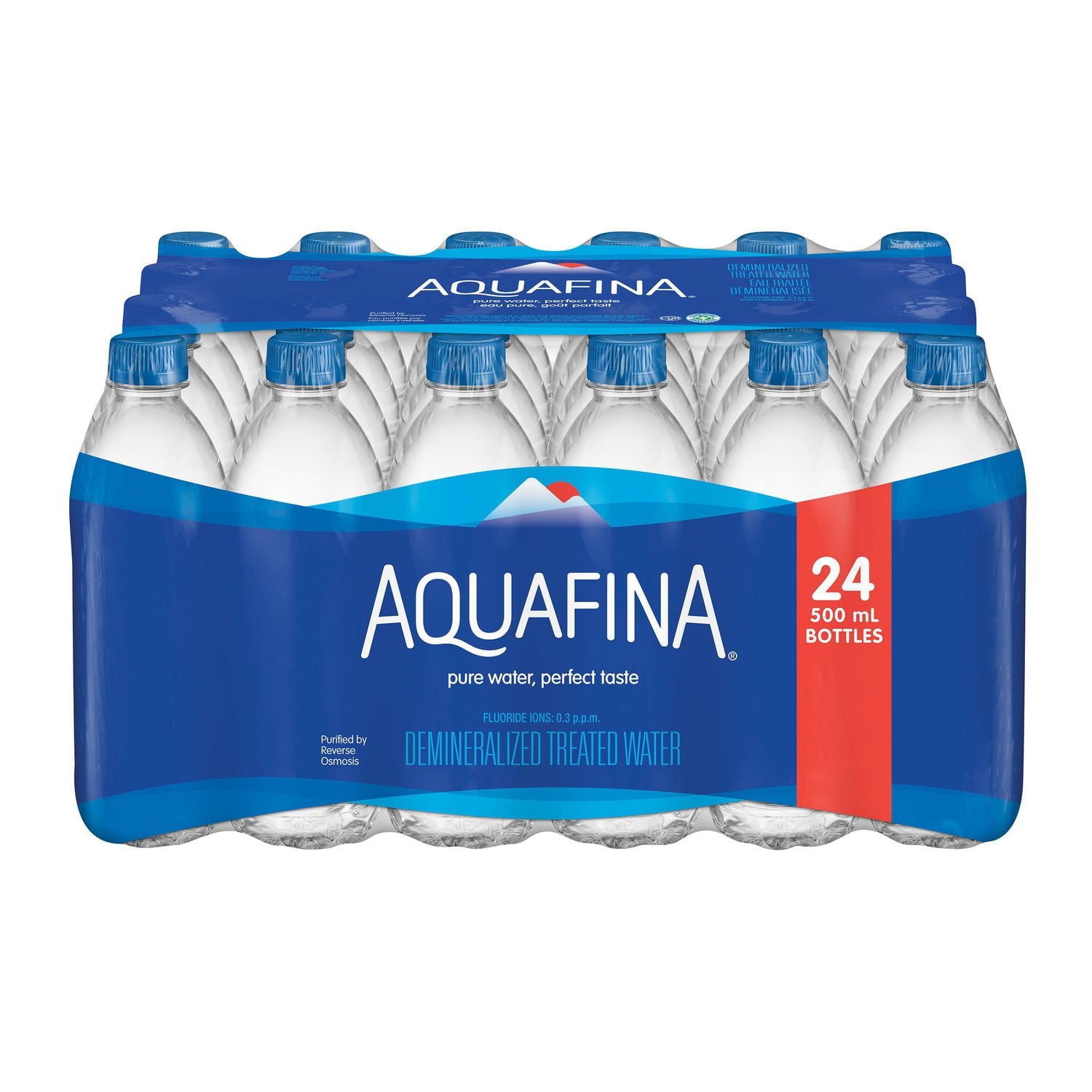 Aquafina Purified Water 24 x 500 mL, Bottles, 24x500mL