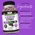 thumbnail image 5 of Kaya Naturals Elderberry Immune Support | Elderberry with Zinc and Vitamin C for Adults Elderberry Vitamins, Probiotics & Turmeric 1200mg Immune System Booster Capsules - 60 Count, 5 of 8