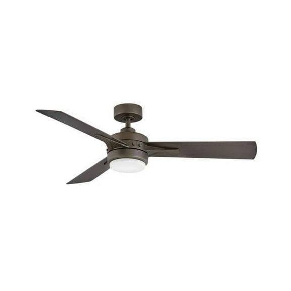 52 inch 3-Blade Ceiling Fan with Light Kit-Metallic Matte Bronze Finish Bailey Street Home 81-Bel-4243648