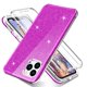 thumbnail image 5 of Funda completa de TPU de doble cara para iPhone 11 Pro Max (purpurina púrpura), 5 of 9