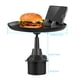 thumbnail image 2 of Portavasos Para Automóvil, Giratorio Negro, Multifuncional Con Placa De 21 Cm, Soporte Para Teléfono, Bandeja De Comida Para Automóvil, Mesa De Almacenamiento Cateissary EL014398-01, 2 of 5