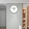 thumbnail image 5 of Zenithome Wall Clock Silent NonTicking Battery Operated 8 Inch Quartz Decorative Easy To Read School Clock 1AA Small Home Appliances, 5 of 8