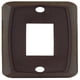 thumbnail image 1 of Jr Products 12865 Placa Frontal De Interruptor Único Marrón, 1 of 1