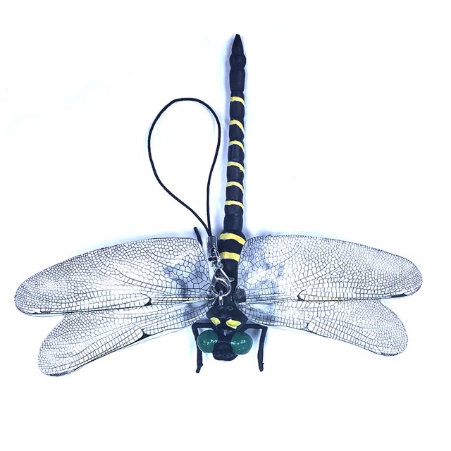 Juguete Libélula Artificial Repelente Mosquitos Biónico PVC Adornos Colgantes para Exteriores