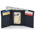 thumbnail image 3 of Stealth Mode Trifold RFID Blocking Leather Wallet for Men (Black), 3 of 9