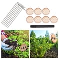 thumbnail image 5 of YAOMOBB Weatherproof Garden Labels 20Psc/Set Wooden Plant Garden Markers Stakes Easy to Write Gardening Signs, 5 of 5