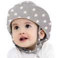thumbnail image 1 of Ocanoiy Casco de seguridad para bebés, protector para la cabeza para niños pequeños, cojín para la cabeza para bebés, arneses protectores, gorro de seguridad ajustable suave para niños, protector para, 1 of 5
