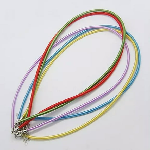 U8MO 10 Silk Necklace Cord 17-18" Adjustable Assorted Colors BULK Lot