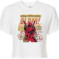 thumbnail image 3 of Marvel Deadpool - Blam - Juniors Cropped Graphic T-Shirt, 3 of 5