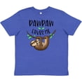 thumbnail image 3 of Inktastic Pawpaw Loves Me Cute Sloth and Baby Youth T-Shirt, 3 of 5