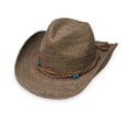 thumbnail image 1 of Sombrero Wallaroo Catalina Cowboy de fibra de rafia en forma de hongo para mujer, 1 of 9