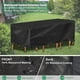 thumbnail image 4 of Funda para mesa de jardín QUANZHOUTIANDI rectangular impermeable anti-UV tela Oxford 420D 213x132x72cm, 4 of 5