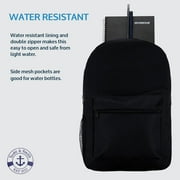 Yacht & Smith 48 Pack Backpack, Bulk 17 inch Lightweight Outdoor Travel Gym Corporate Events Bag