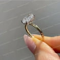 thumbnail image 3 of CHIRAGEMSJEWELS Oval Cut Solitaire Moissanite 4 Prongs Engagement Ring, Solitaire Oval Wedding Ring, 925 Sterling Silver Ring, Gorgeous Anniversary Ring, 3 of 5