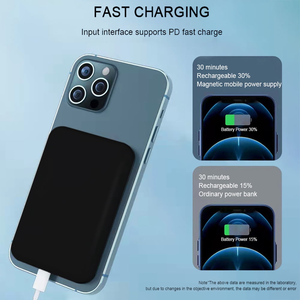 5000mAh Magnetic Wireless Power Bank,Portable 15W Fast Charging Battery Pack Charger Compatible with iPhone 14/13/12 Series
