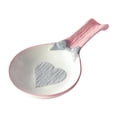 thumbnail image 2 of Soporte para cuchara de cerámica, soporte para cucharadita, portátil, duradero, fácil de limpiar, soporte para cuchara versátil para el hogar, cocina,, 2 of 10