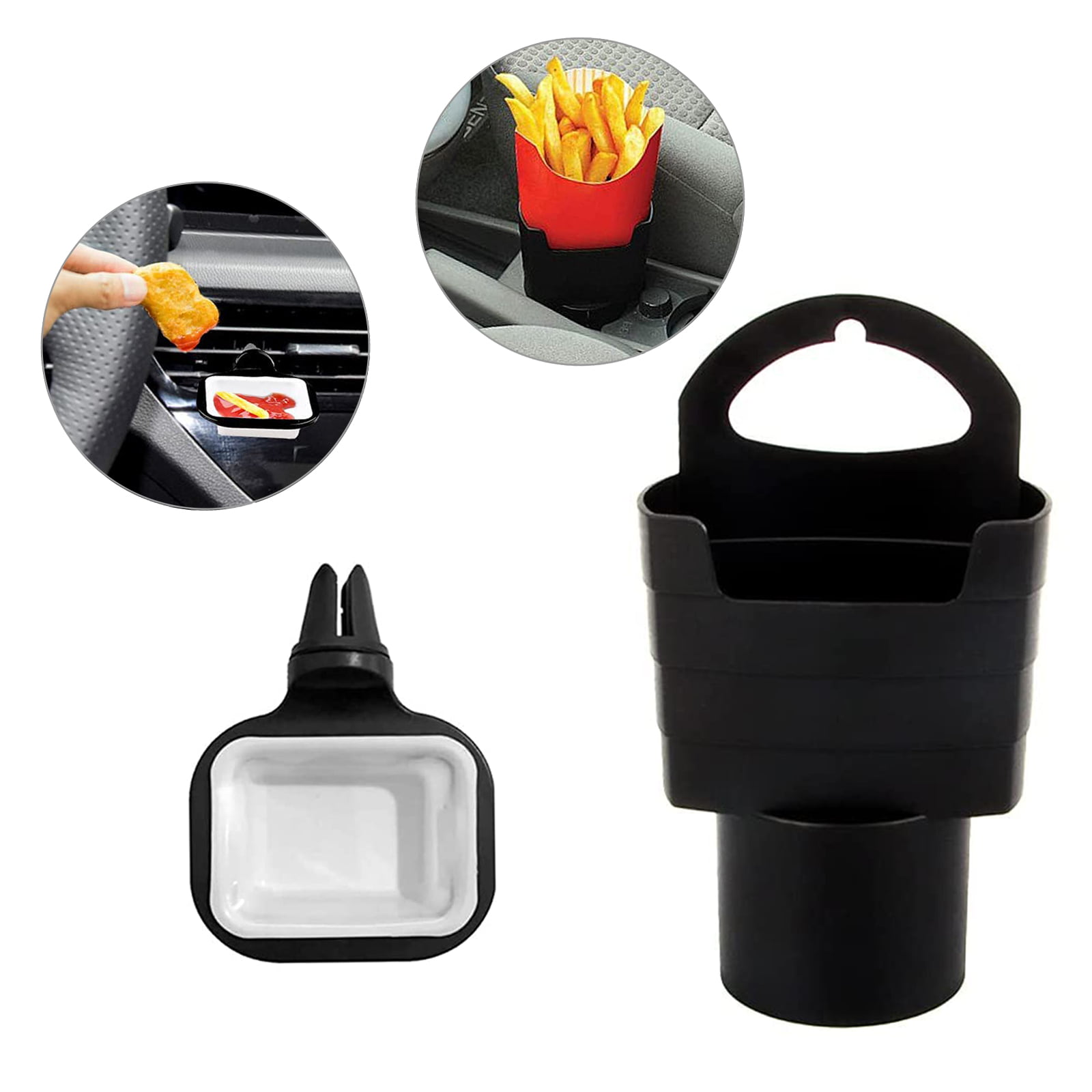 French Fry Cup Holder for Car 1-piece Car Mounted French Fries Rack The Perfect Gift for French Fry Lovers 