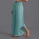 thumbnail image 5 of WILLBEST Pantalones Casuales elegantes para Mujer, de Pierna Ancha, Cintura Alta, Yoga, Hippie, Playa, Talla Grande, Palazzo para Mayor Comodidad y Versatilidad. Extra Grande, 5 of 7