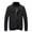 Black, variant on Otvok Mens Long Sleeve Hoodless Zipper Pocket Stand Collar Baseball Jacket Coat
