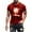 Red, variant on ZZwxWA T-Shirt for Men Summer - Coconut Tree Graphic Print Short Sleeve Crewneck Hawaiian Tee Shirts Casual Slim Fit Tops