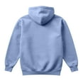 thumbnail image 3 of Dwralegc Mens Hoodie Long Sleeve Casual Pullover Hoodie Lightweight Fashion Essentials Hoodie Big and Tall Drawstring Hooded Sweatshirts with Pocket Sky Blue 2XL, 3 of 3