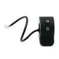 thumbnail image 2 of de para patinete eléctrico, interruptor a prueba de agua, de gatillo, antideslizante para equipo de accesorios de bicicleta negro SM SunniMix Acelerador de acelerador, 2 of 8