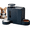Blue, variant on Nomipaw Cat Dog Feeder and Waterer - Automatic Gravity Feeding - Two-in-One - 0.8 Gallon Each Feeder - Black