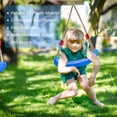 thumbnail image 6 of IFOYO Tree Swing Seat, Swing Set Accessories for Kids Outdoor Play Playground Trees, Children Outdoor Plastic Swingset for Little Tykes, Blue, 6 of 8