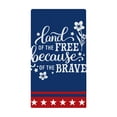 thumbnail image 2 of Independence Day Kitchen Towel - Patriotic Red White Blue Stars Stripes Dish Cloth, 4th of July Decor Absorbent Tea Towel for Cooking Baking and Party Supplies， American Flag Theme Hand Towel, 2 of 6