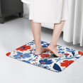thumbnail image 4 of Pioneer Flower Floral Print Flannel Non Slip Door Rugs,Washable Door Mats Indoor,Decorative Door Mats,Dirt-Resistant and Absorbent Doormat for Entrance,Bedroom,Kitchen,Bathroom,31.5"x17", 4 of 4